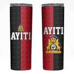 Afro-Haitians Empire of Haiti 1804-1806 Skinny Tumbler Fleur-De-Lis Veves Motif - African Pride