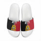 Afro-Haitians Empire of Haiti 1804-1806 Slide Sandals Fleur-De-Lis Veves Motif - African Pride