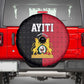 Afro-Haitians Empire of Haiti 1804-1806 Spare Tire Cover Fleur-De-Lis Veves Motif - African Pride