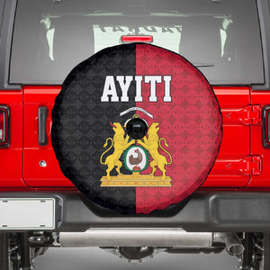 Afro-Haitians Empire of Haiti 1804-1806 Spare Tire Cover Fleur-De-Lis Veves Motif - African Pride