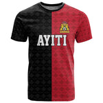 Afro-Haitians Empire of Haiti 1804-1806 T shirt Fleur-De-Lis Veves Motif - African Pride