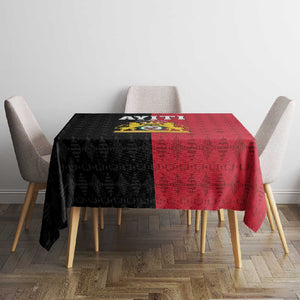 Afro-Haitians Empire of Haiti 1804-1806 Tablecloth Fleur-De-Lis Veves Motif - African Pride