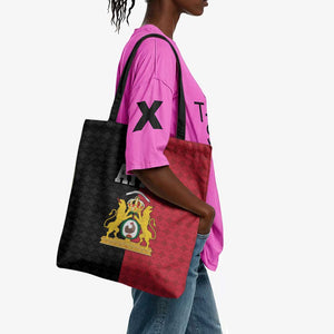 Afro-Haitians Empire of Haiti 1804-1806 Tote Bag Fleur-De-Lis Veves Motif - African Pride
