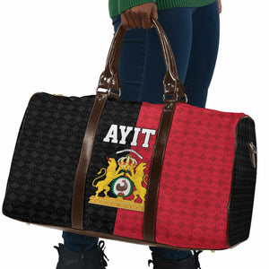 Afro-Haitians Empire of Haiti 1804-1806 Travel Bag Fleur-De-Lis Veves Motif - African Pride