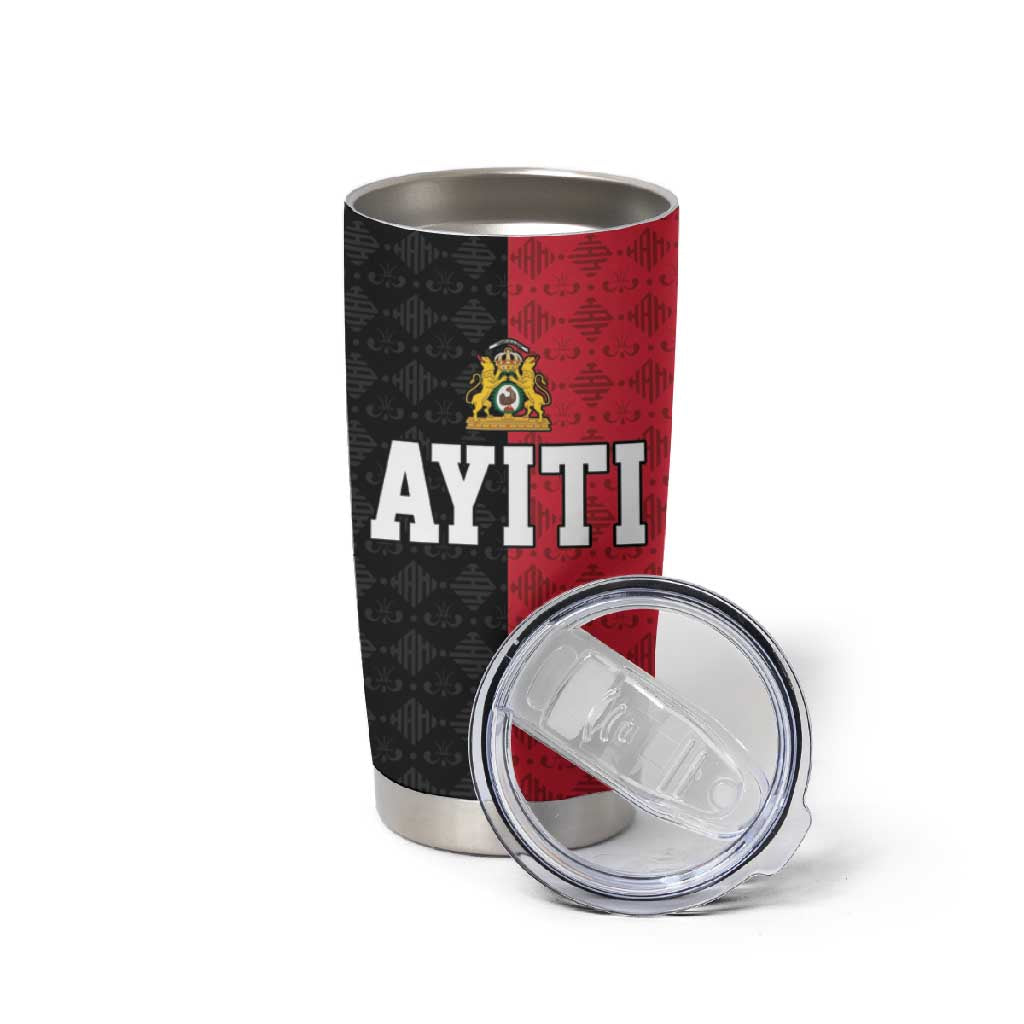 Afro-Haitians Empire of Haiti 1804-1806 Tumbler Cup Fleur-De-Lis Veves Motif - African Pride