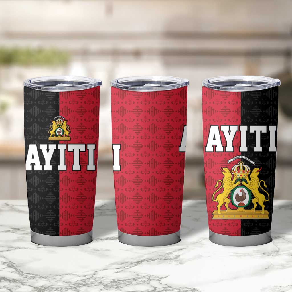 Afro-Haitians Empire of Haiti 1804-1806 Tumbler Cup Fleur-De-Lis Veves Motif - African Pride