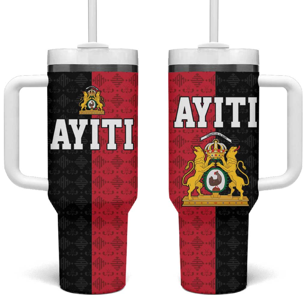 Afro-Haitians Empire of Haiti 1804-1806 Tumbler With Handle Fleur-De-Lis Veves Motif - African Pride