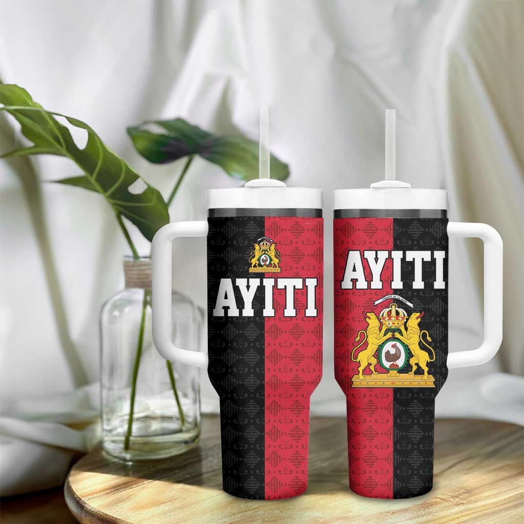 Afro-Haitians Empire of Haiti 1804-1806 Tumbler With Handle Fleur-De-Lis Veves Motif - African Pride