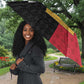 Afro-Haitians Empire of Haiti 1804-1806 Umbrella Fleur-De-Lis Veves Motif - African Pride