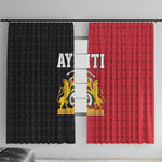 Afro-Haitians Empire of Haiti 1804-1806 Window Curtain Fleur-De-Lis Veves Motif - African Pride