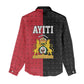 Afro-Haitians Empire of Haiti 1804-1806 Women Casual Shirt Fleur-De-Lis Veves Motif - African Pride