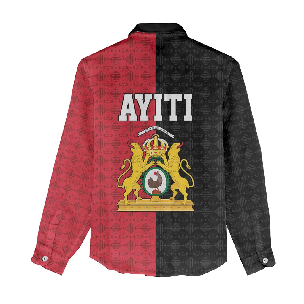 Afro-Haitians Empire of Haiti 1804-1806 Women Casual Shirt Fleur-De-Lis Veves Motif - African Pride