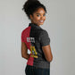 Afro-Haitians Empire of Haiti 1804-1806 Women Polo Shirt Fleur-De-Lis Veves Motif LT18