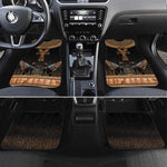 Winged Egypt Cats Car Mats Hieroglyphs Alphabet Pattern