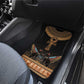 Winged Egypt Cats Car Mats Hieroglyphs Alphabet Pattern