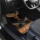 Winged Egypt Cats Car Mats Hieroglyphs Alphabet Pattern