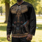 Winged Egypt Cats Hockey Jersey Hieroglyphs Alphabet Pattern
