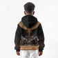 Winged Egypt Cats Kid Hoodie Hieroglyphs Alphabet Pattern