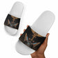 Winged Egypt Cats Slide Sandals Hieroglyphs Alphabet Pattern