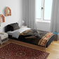 Ancient Egypt Scarab Beetle Bedding Set Hieroglyphs Alphabet Pattern