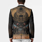 Ancient Egypt Scarab Beetle Blazer Hieroglyphs Alphabet Pattern