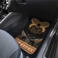 Ancient Egypt Scarab Beetle Car Mats Hieroglyphs Alphabet Pattern