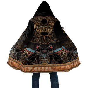 Ancient Egypt Scarab Beetle Cloak Hieroglyphs Alphabet Pattern