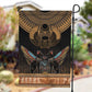 Ancient Egypt Scarab Beetle Garden Flag Hieroglyphs Alphabet Pattern