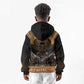 Ancient Egypt Scarab Beetle Kid Hoodie Hieroglyphs Alphabet Pattern