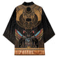 Ancient Egypt Scarab Beetle Kimono Hieroglyphs Alphabet Pattern