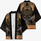 Ancient Egypt Scarab Beetle Kimono Hieroglyphs Alphabet Pattern