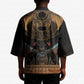 Ancient Egypt Scarab Beetle Kimono Hieroglyphs Alphabet Pattern