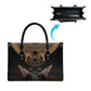 Ancient Egypt Scarab Beetle Leather Bag Hieroglyphs Alphabet Pattern