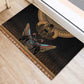 Ancient Egypt Scarab Beetle Rubber Doormat Hieroglyphs Alphabet Pattern
