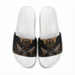 Ancient Egypt Scarab Beetle Slide Sandals Hieroglyphs Alphabet Pattern