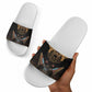 Ancient Egypt Scarab Beetle Slide Sandals Hieroglyphs Alphabet Pattern