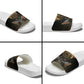 Ancient Egypt Scarab Beetle Slide Sandals Hieroglyphs Alphabet Pattern