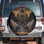 Ancient Egypt Scarab Beetle Spare Tire Cover Hieroglyphs Alphabet Pattern