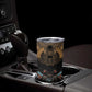 Ancient Egypt Scarab Beetle Tumbler Cup Hieroglyphs Alphabet Pattern