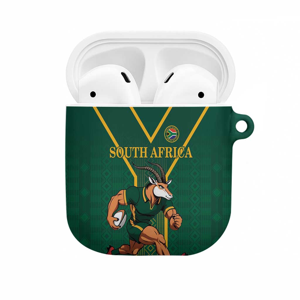 South Africa Rugby AirPods Case Go Springboks by African Pride