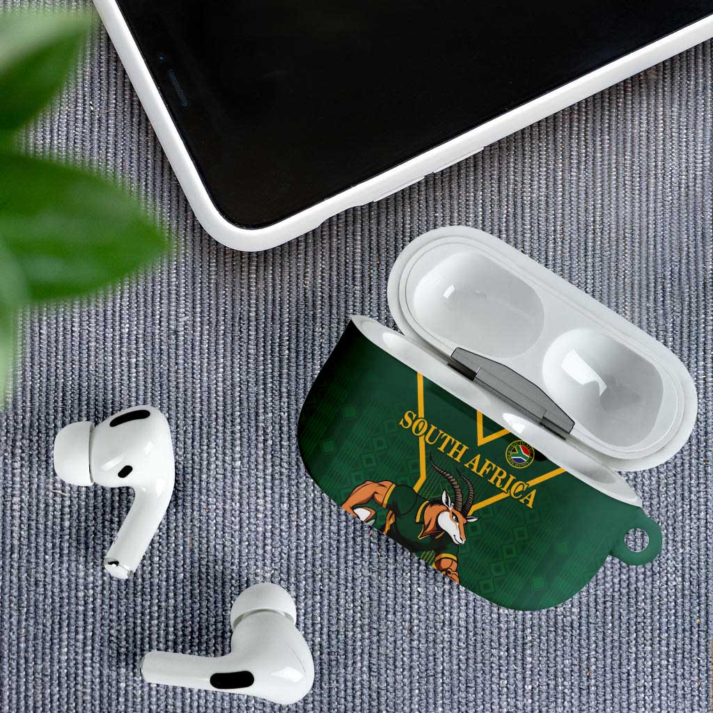 South Africa Rugby AirPods Case Go Springboks - African Pride