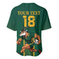 Custom South Africa Rugby Baseball Jersey Go Springboks LT18