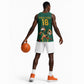 Custom South Africa Rugby Basketball Jersey Go Springboks - African Pride