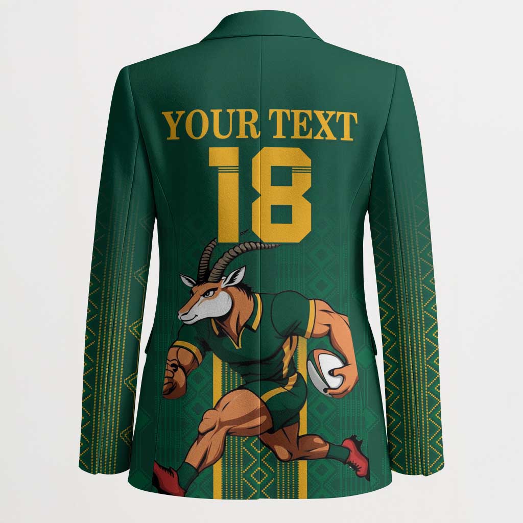 Custom South Africa Rugby Blazer Go Springboks by African Pride