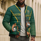 Custom South Africa Rugby Bomber Puffer Jacket Go Springboks - African Pride
