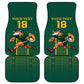 Custom South Africa Rugby Car Mats Go Springboks - African Pride