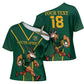 Custom South Africa Rugby Cross Shoulder Shirt Go Springboks - African Pride