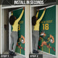 Custom South Africa Rugby Door Cover Go Springboks - African Pride
