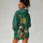 Custom South Africa Rugby Hoodie Dress Go Springboks - African Pride