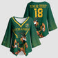 Custom South Africa Rugby Kimono Sleeve Blouse Go Springboks - African Pride